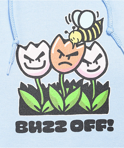 A-Lab Buzz Off Blue Hoodie
