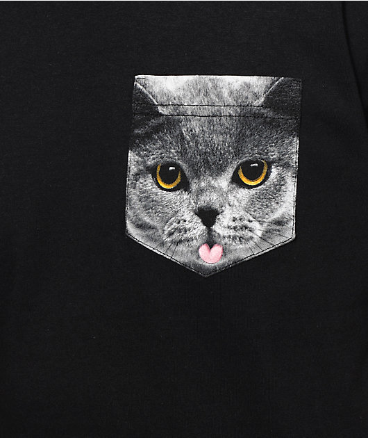 cat shirt with pocket