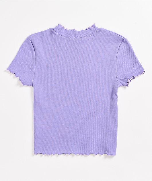 A-Lab Curly Butterfly Lavender T-Shirt