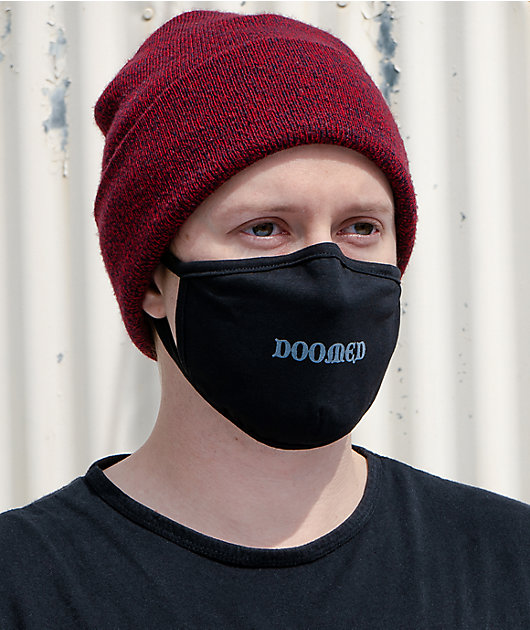 A-Lab Doomed Black Face Mask