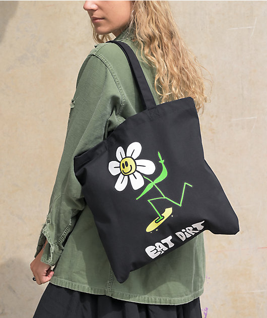 A-Lab Eat Dirt Black Tote Bag
