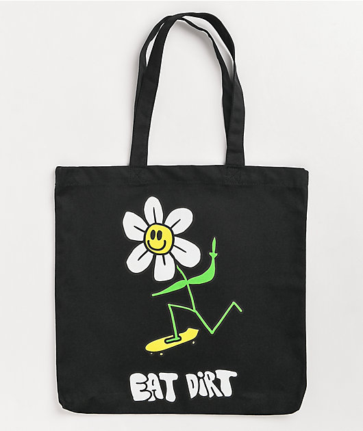 A-Lab Eat Dirt Black Tote Bag