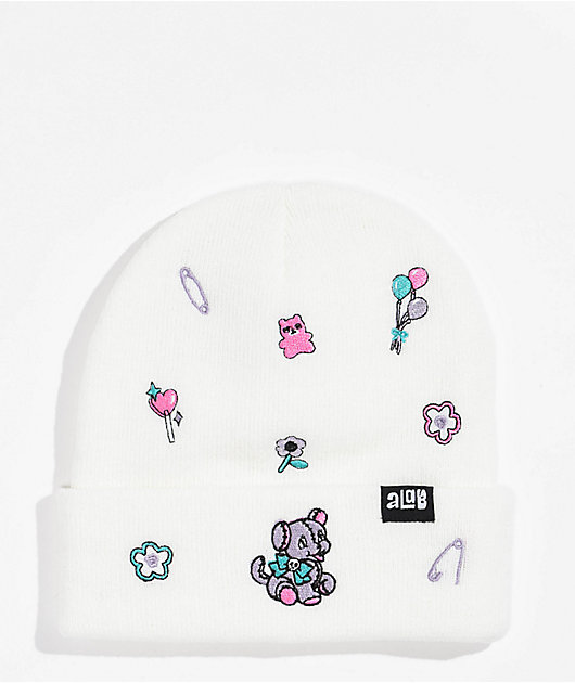 A-Lab Ellison Keepsake White Beanie