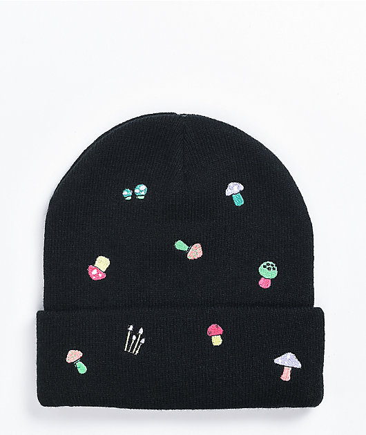 A-Lab Ellison gorra negra brodada con hongos
