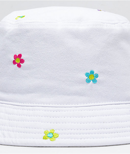 A-Lab Flower Embroidered Bucket Hat