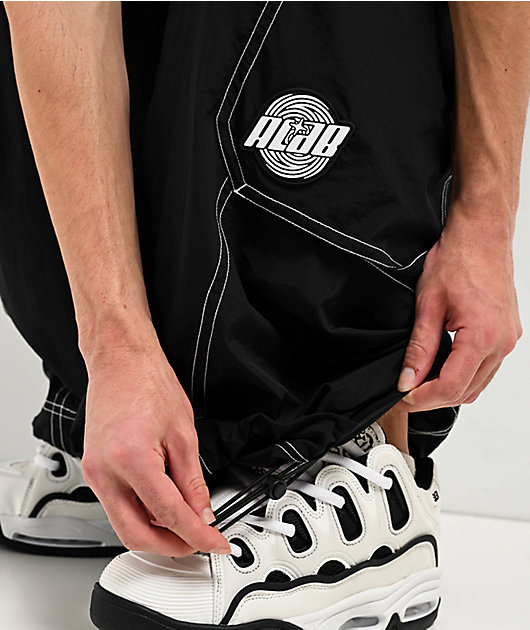 A-Lab Giga Rave Black Cargo Nylon Pants | Zumiez