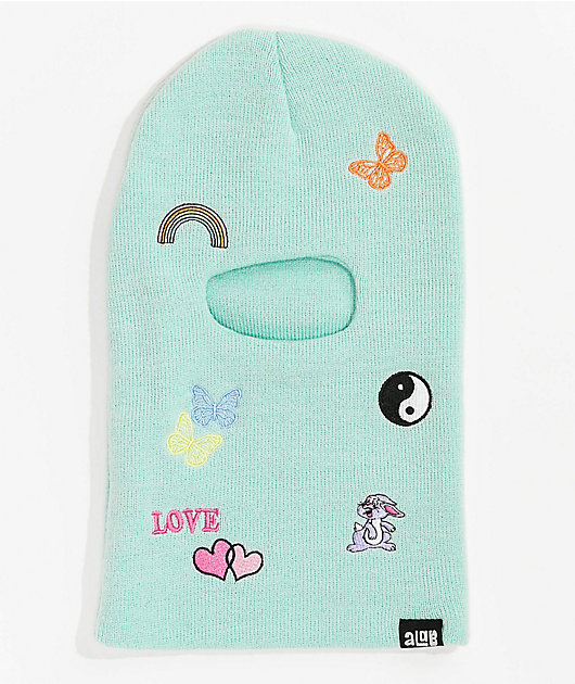 A-Lab Good Vibes Light Teal Balaclava