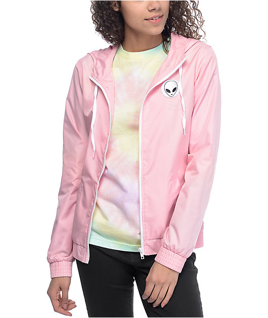 light pink windbreaker