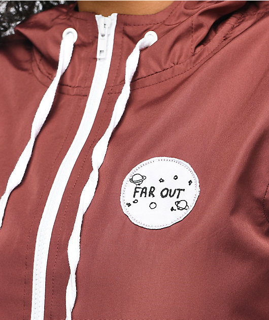 A-Lab Kenlie Far Out chaqueta cortavientos en color vino