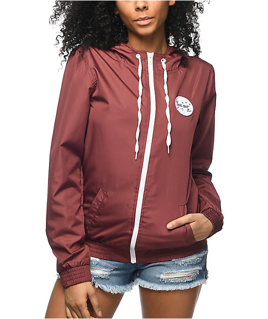 A-Lab Kenlie Far Out chaqueta cortavientos en color vino