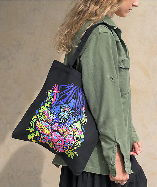 A-Lab Magic Wizard Black Tote Bag