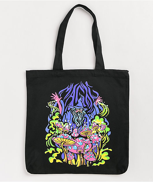 A-Lab Magic Wizard Black Tote Bag