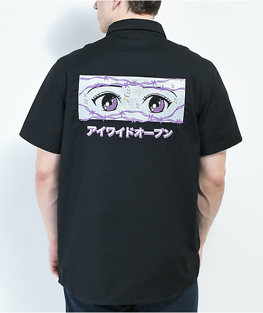 japanese anime button down shirt, Men's Fashion, Tops & Sets, Tshirts &  Polo Shirts on Carousell