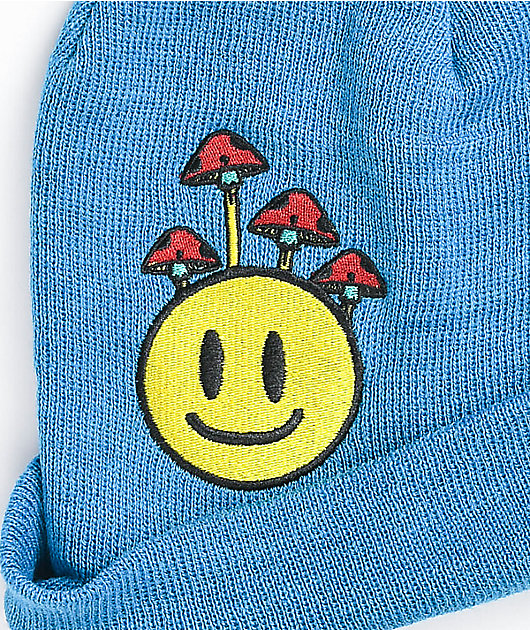 A-Lab Over The Hill Blue Pom Beanie