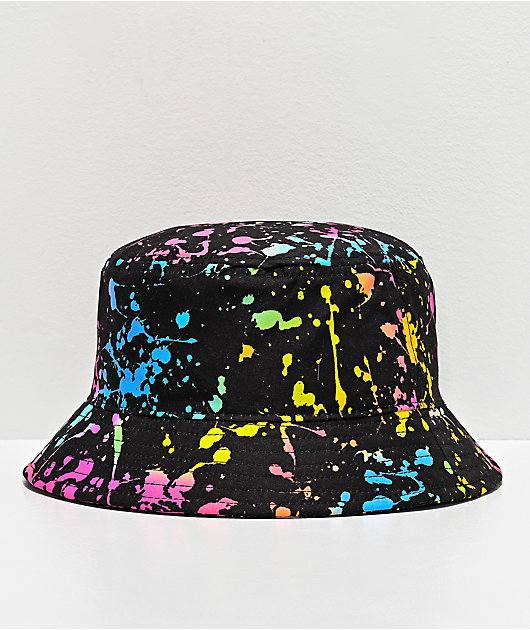 ALab Staci Splatter Black Bucket Hat