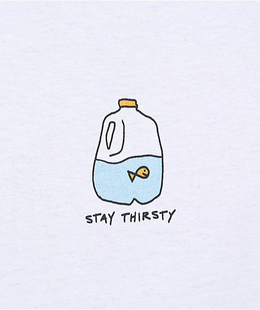ALab Stay Thirsty White TShirt