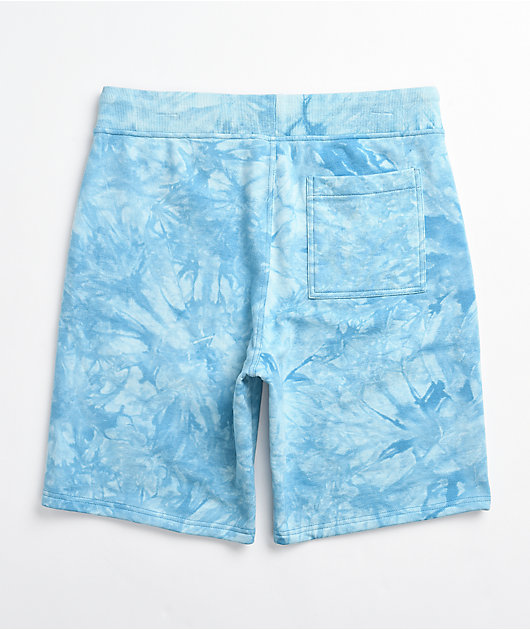 A-Lab Wavelength Blue Crystal Washed Sweat Shorts