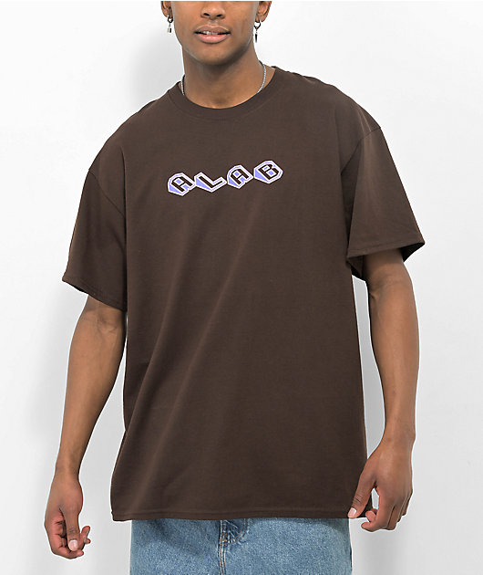 A-Lab Yes No Maybe Brown T-Shirt