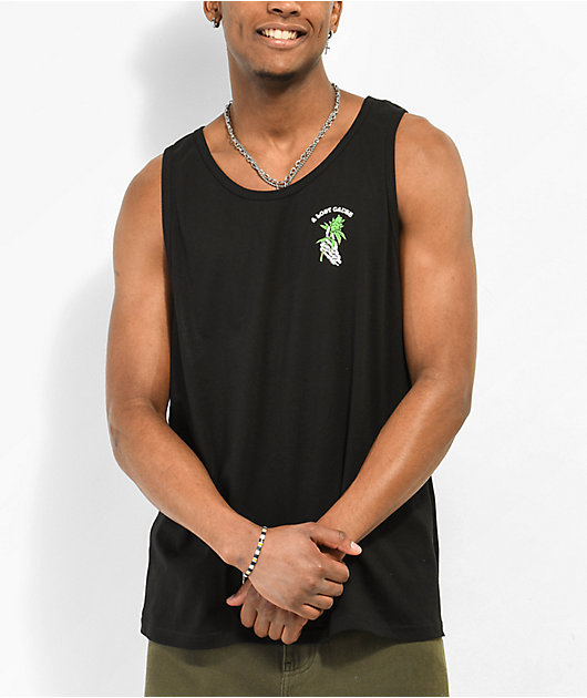 Alo Black Cover Tank Top