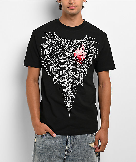 A Lost Cause Caged Black T-Shirt