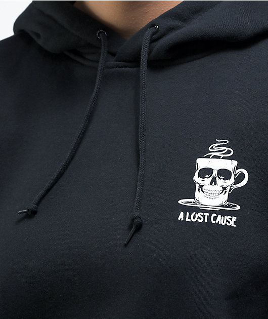 A Lost Cause Coffee & Chaos Black Hoodie