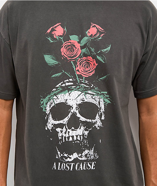 A Lost Cause Crown Charcoal Vintage T-Shirt