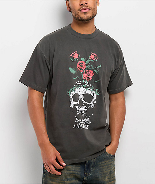 A Lost Cause Crown Charcoal Vintage T-Shirt