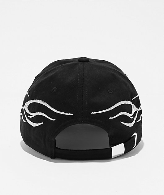 A Lost Cause Cursed Studded Black Strapback Hat