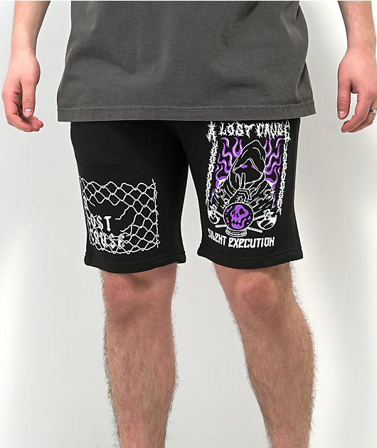 A Lost Cause Executioner Black Sweat Shorts