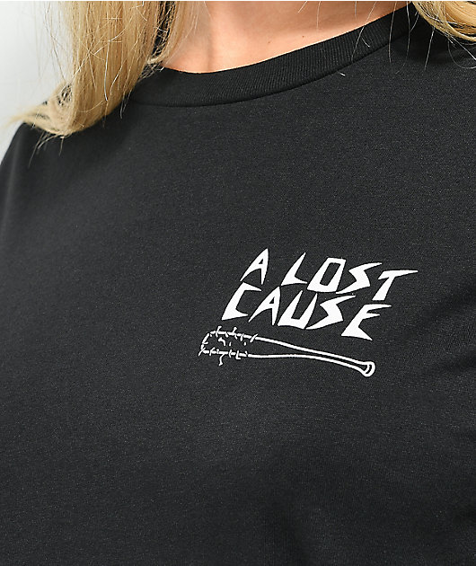 A Lost Cause Fuck Around Black T-Shirt