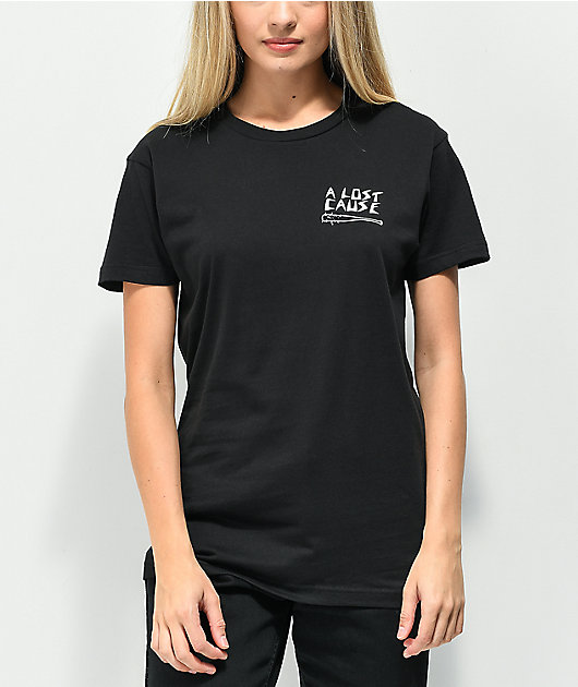 A Lost Cause Fuck Around Black T-Shirt