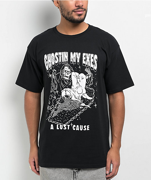 A Lost Cause Ghostin Black T-Shirt | Zumiez