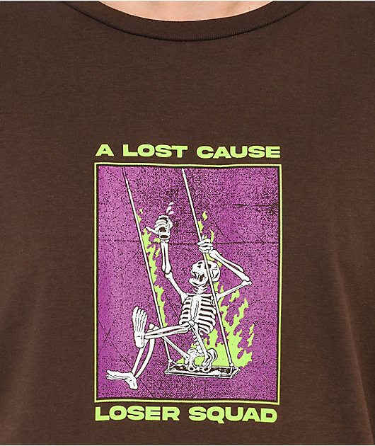 A Lost Cause Loser Squad Black T-Shirt