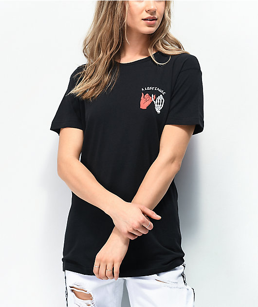 A Lost Cause Pinky Swear Black T-Shirt