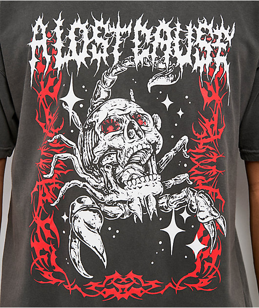 A Lost Cause Scorpio Charcoal T-Shirt