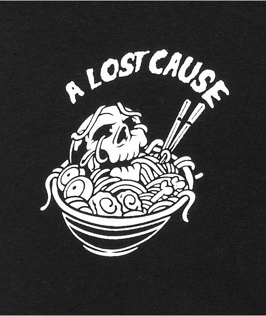 A Lost Cause Send Noods Black T-Shirt