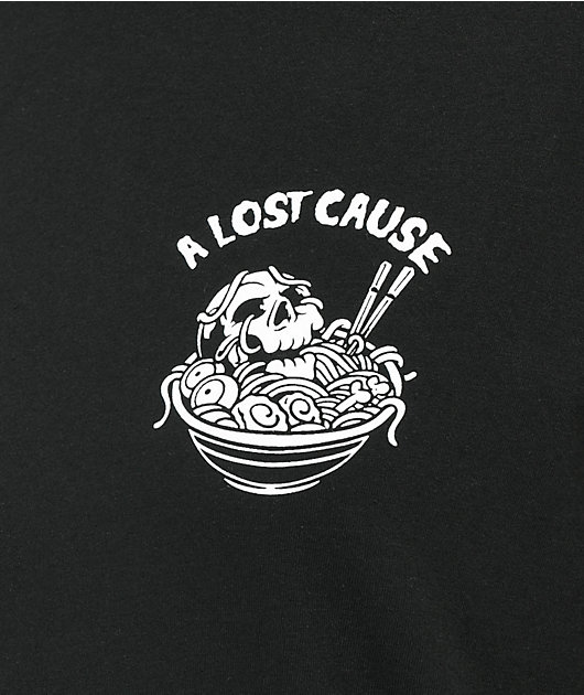 A Lost Cause Send Noods Black T-Shirt