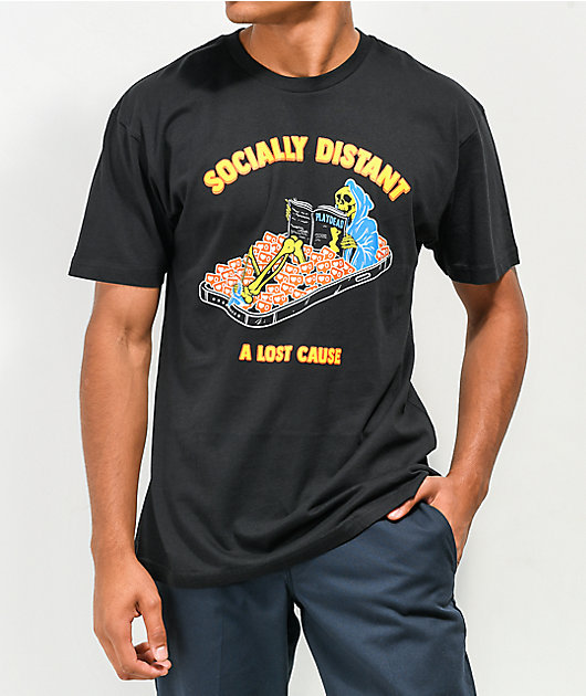 A Lost Cause Social Black T-Shirt