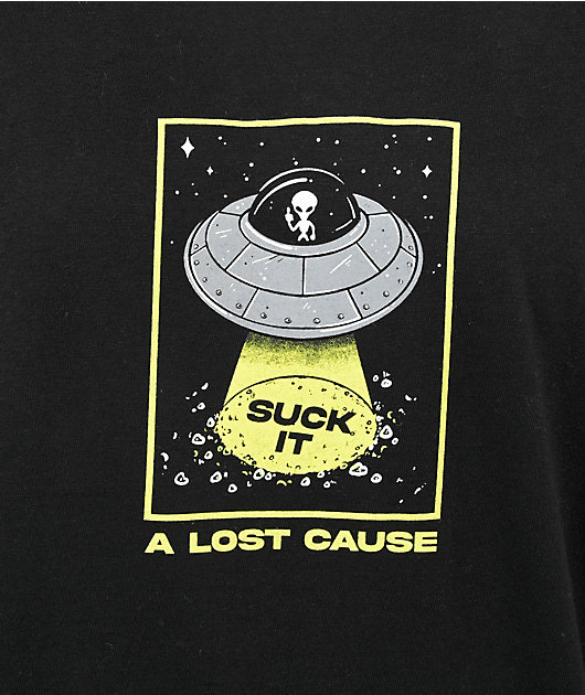 A Lost Cause Suck It Black T-Shirt