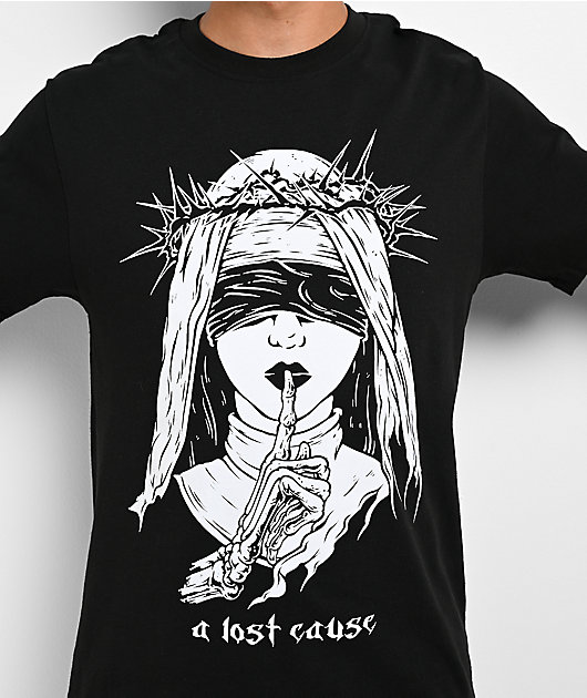 A Lost Cause Tell No Lies Black T-Shirt