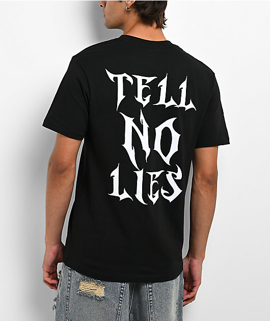 A Lost Cause Tell No Lies Black T-Shirt