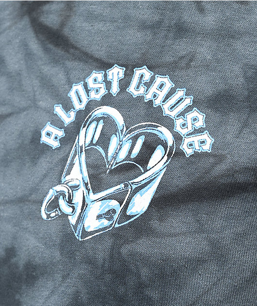 A Lost Cause Til Death Do Us Part Grey Tie Dye T-Shirt