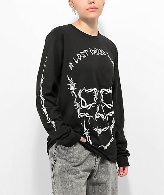 A Lost Cause Wired Black Long Sleeve T-Shirt | Zumiez