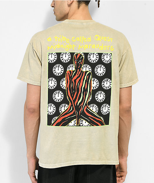 A Tribe Called Quest Midnight Mauraders Wash camiseta color arena