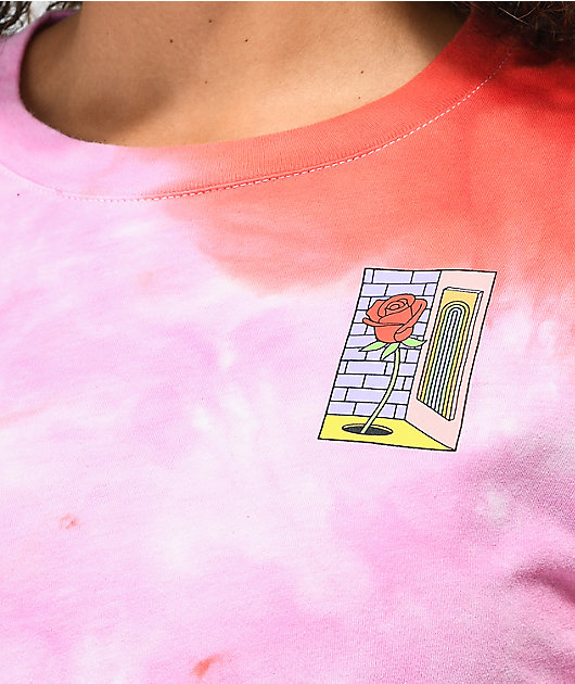 A.LAB Aby Pink Tie Dye Long Sleeve T-Shirt