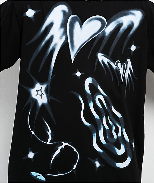 A.LAB Airbrush Black T-Shirt | Zumiez
