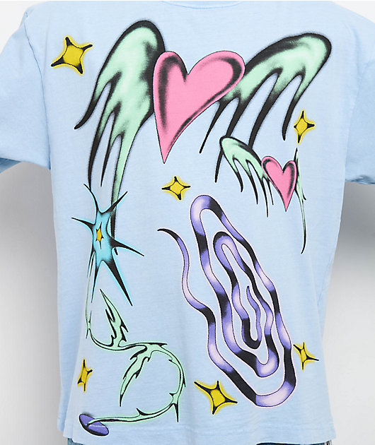 A.LAB Airbrush Blue T-Shirt | Zumiez