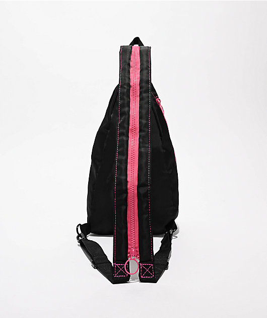 A.LAB Amaya Black & Pink Sling Bag