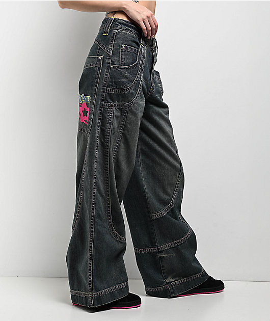 デニム・ジーパン ALAIA JEANS A GAMBA CURVA IN DENIM Alaïa Jeans: Size 36 FR