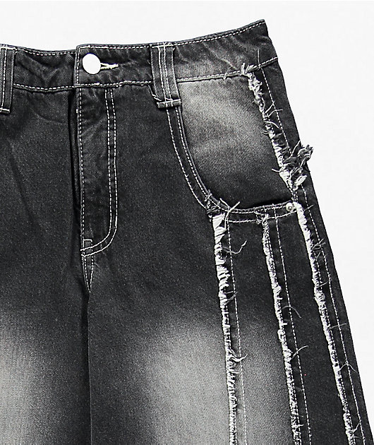 A.LAB Analog Raw Black Wash Jeans